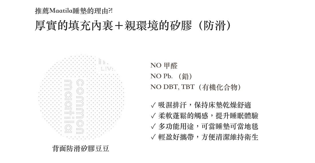 韓國 Maatila - 可水洗M2全方位抗菌防蟎保潔墊/睡墊-燕麥白