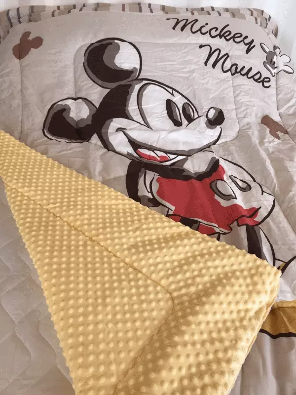 DISNEY 迪士尼 - 可水洗超細纖維安撫暖暖被/毯-快樂小飛象-150x200cm