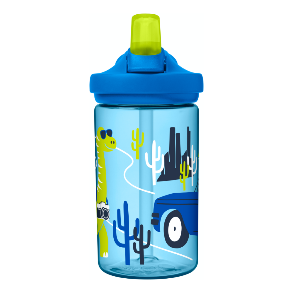 CamelBak - EDDY+ 兒童吸管運動水瓶-旅行恐龍-400ml