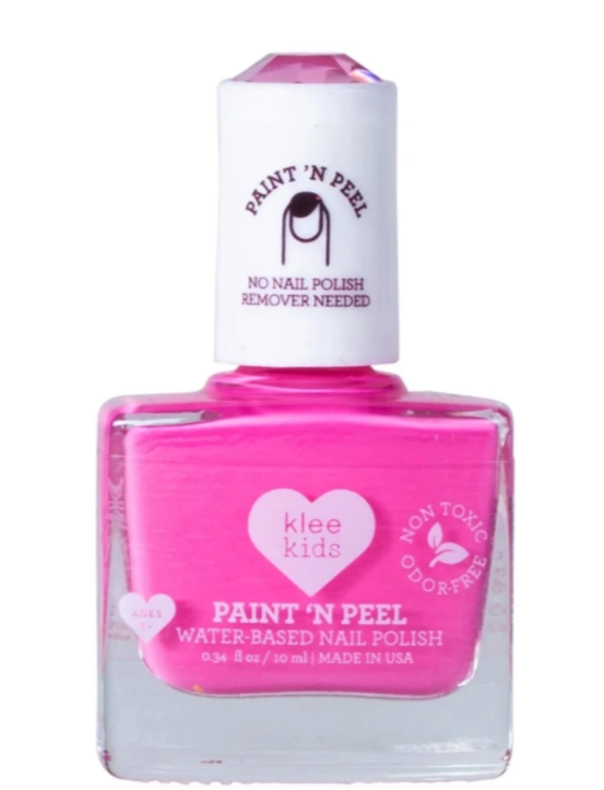 美國 Klee Kids - 快樂心情指彩組-10ml X 3-甜心粉紅/寶貝粉/草莓紅