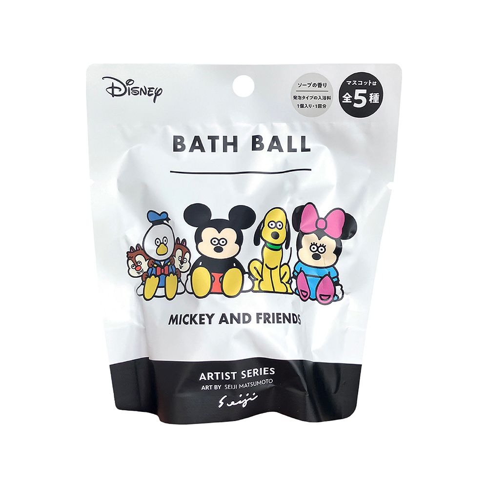 迪士尼家族×松本誠二入浴球(泡澡球)-5入組(隨機出貨)