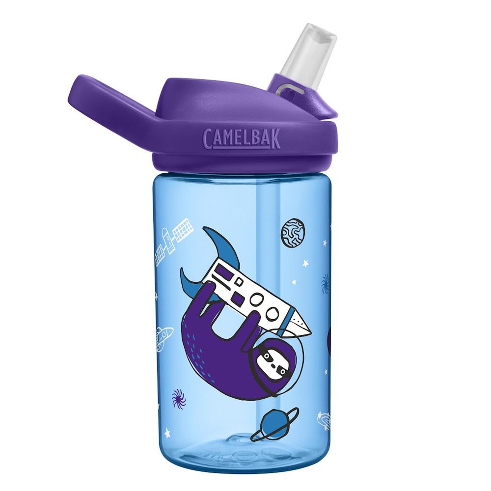 CamelBak - EDDY+ 兒童吸管運動水瓶-太空樹懶-400ml