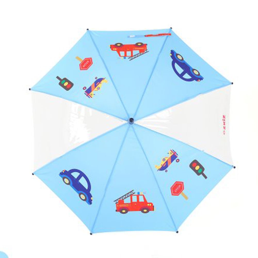 韓國 OZKIZ - 超輕量兒童安全雨傘-車車王國 (FREE)