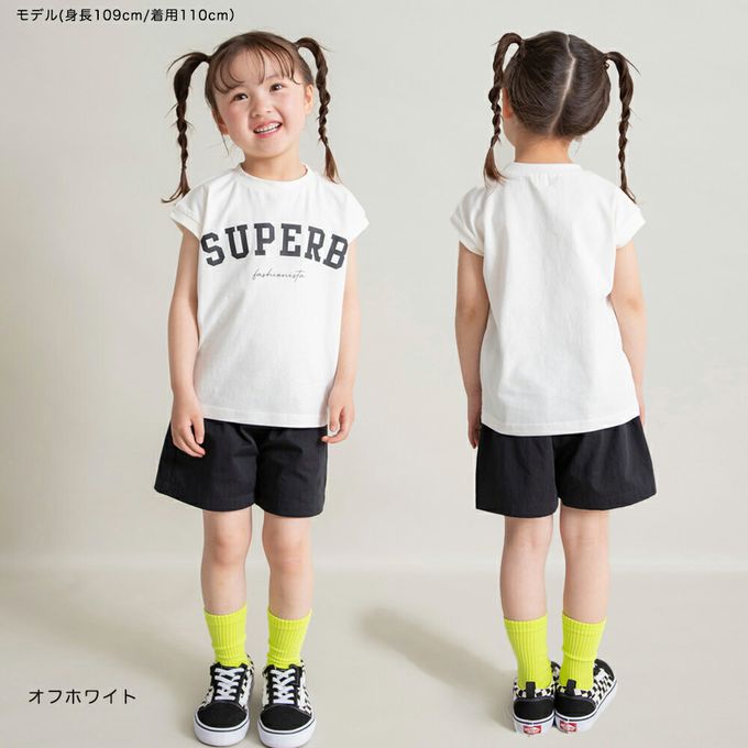 日本 BRANSHES - 率性女孩法式袖上衣-愛心-淺紫