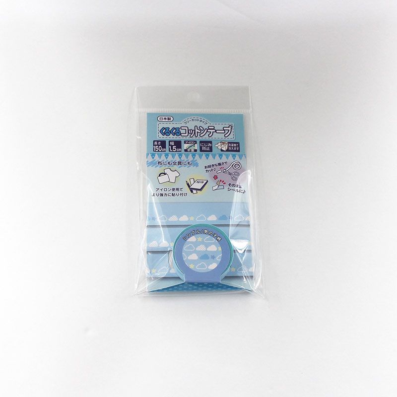 akachan honpo - 棉布膠帶15mm-藍天白雲