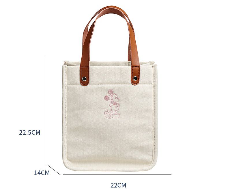 保溫便當袋-卡通人物米奇-藍色-加厚款