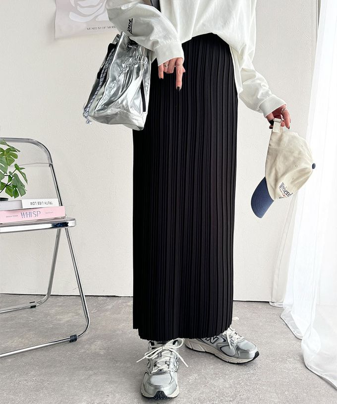 日本 Classical Elf - 喬其紗優美線條修身長裙-深灰