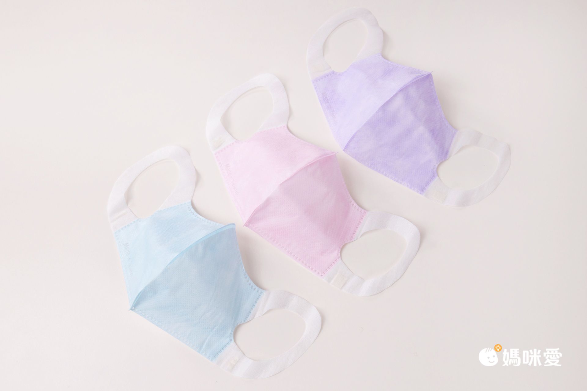 順易利口罩 SUMEASY - 幼幼3D立體醫用口罩-彈性寬耳帶-粉色 (XS，約11.5cm x 14.5cm，3-5歲適用)-50入