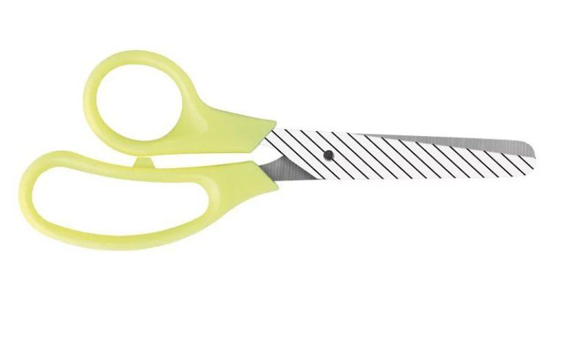 MILAN - 兒童安全剪刀-雲彩朵朵-黃