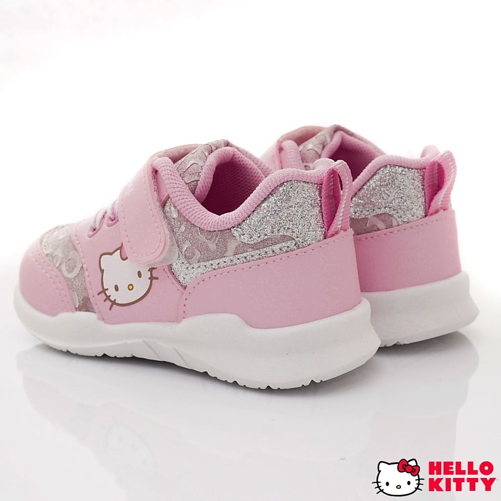 HELLO KITTY-台灣製亮粉休閒運動款-723210粉(小童段)-運動鞋-粉