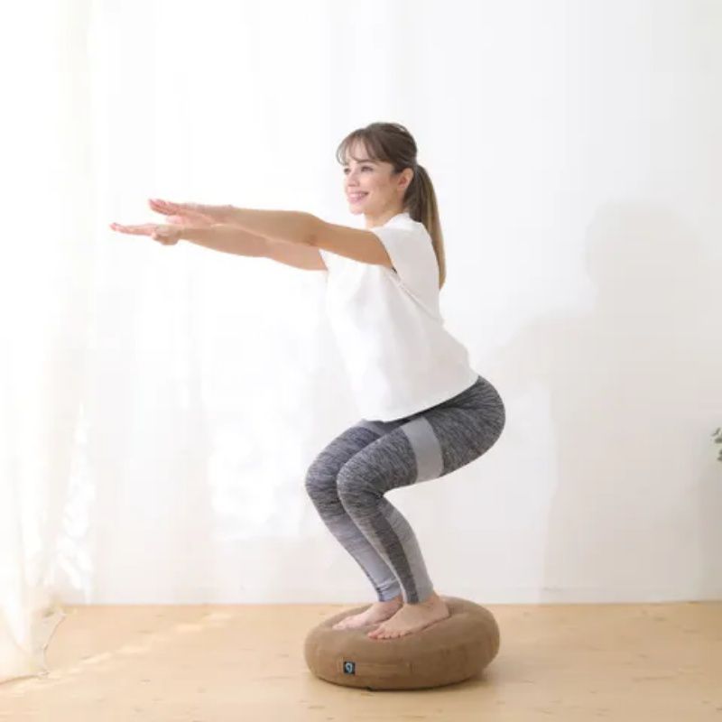 日本gymterior - 充氣平衡坐墊-可可 (大)