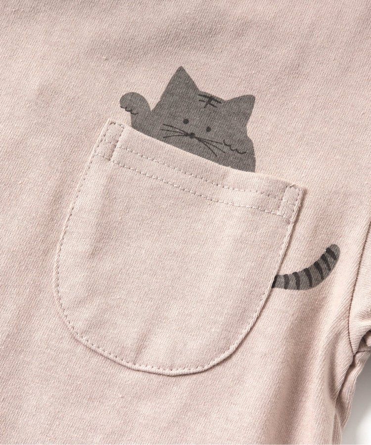 日本 apres les cours - 童趣印花口袋短袖上衣-昆蟲-草綠