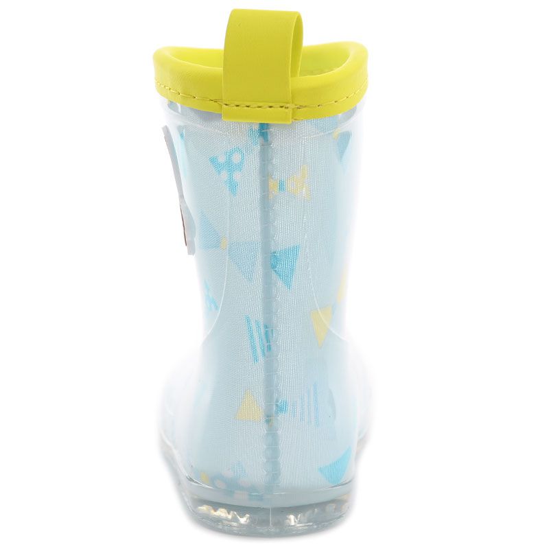 akachan honpo - 雨鞋-小貓-淺藍色