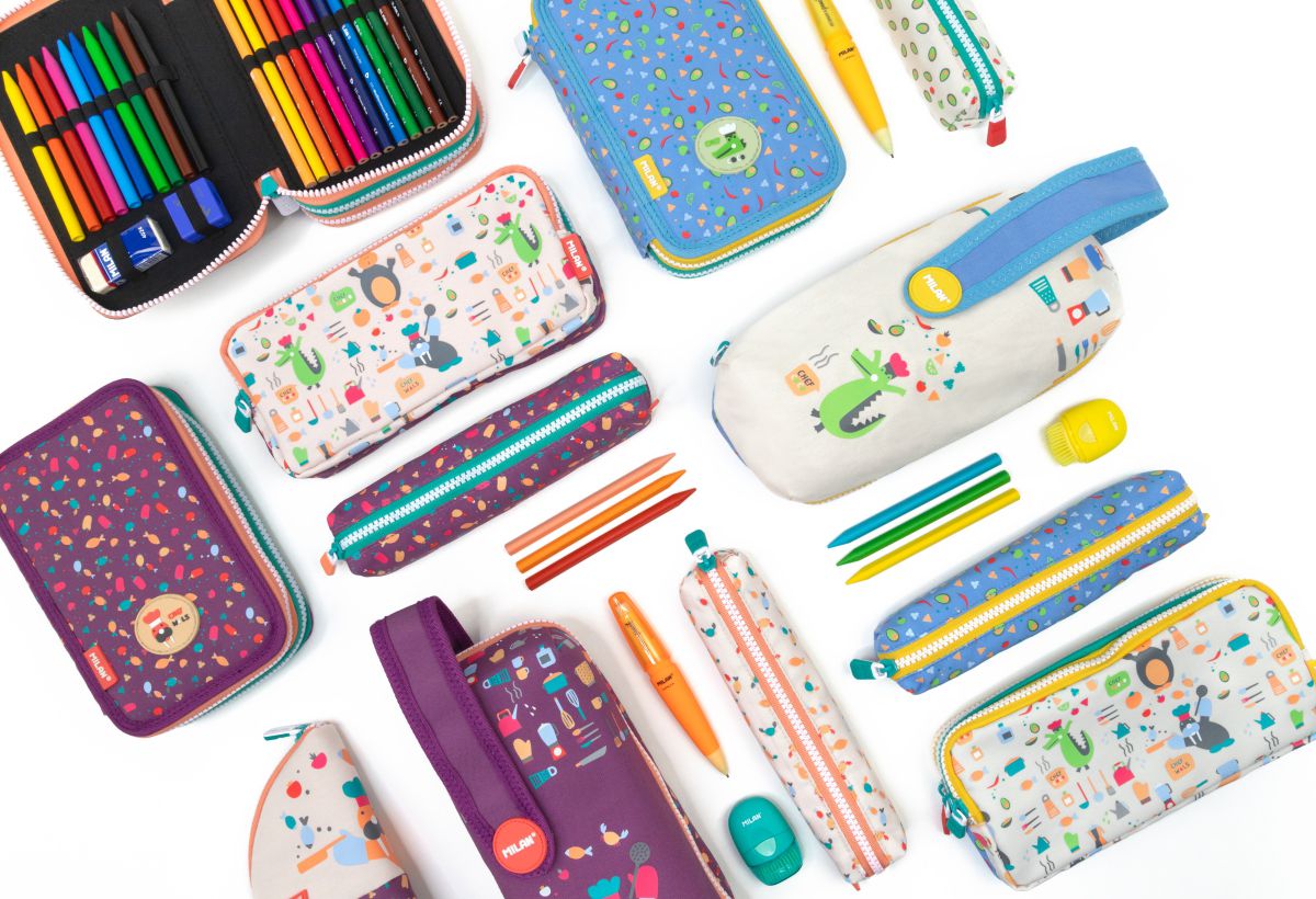 質感上學文具！ 西班牙 MILAN 百年品牌，熱銷大容量筆袋！