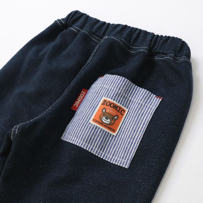 日本 ZOOLAND - 春季出遊印花反摺七分褲-車車兜風-海軍藍