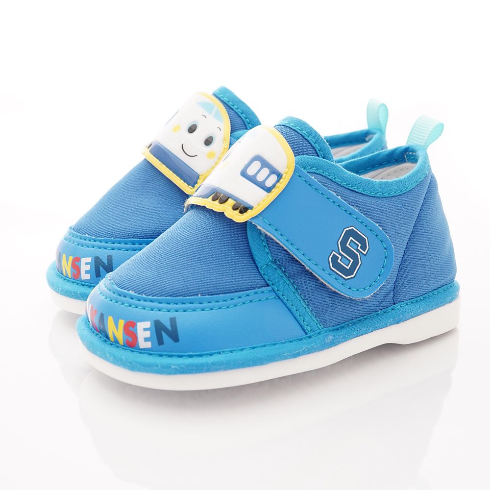 新幹線 - Q軟嗶嗶學步鞋款(寶寶段)-藍