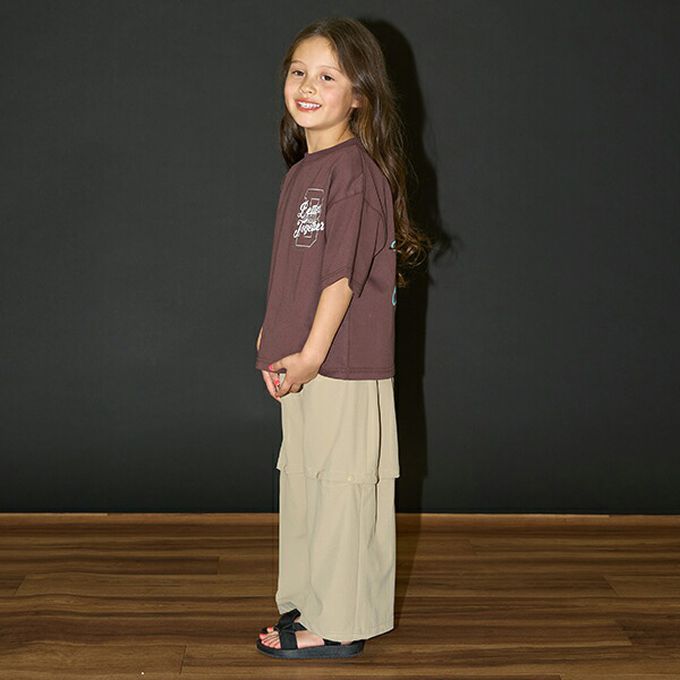 日本 b-ROOM - 美式休閒印花短袖上衣-黑