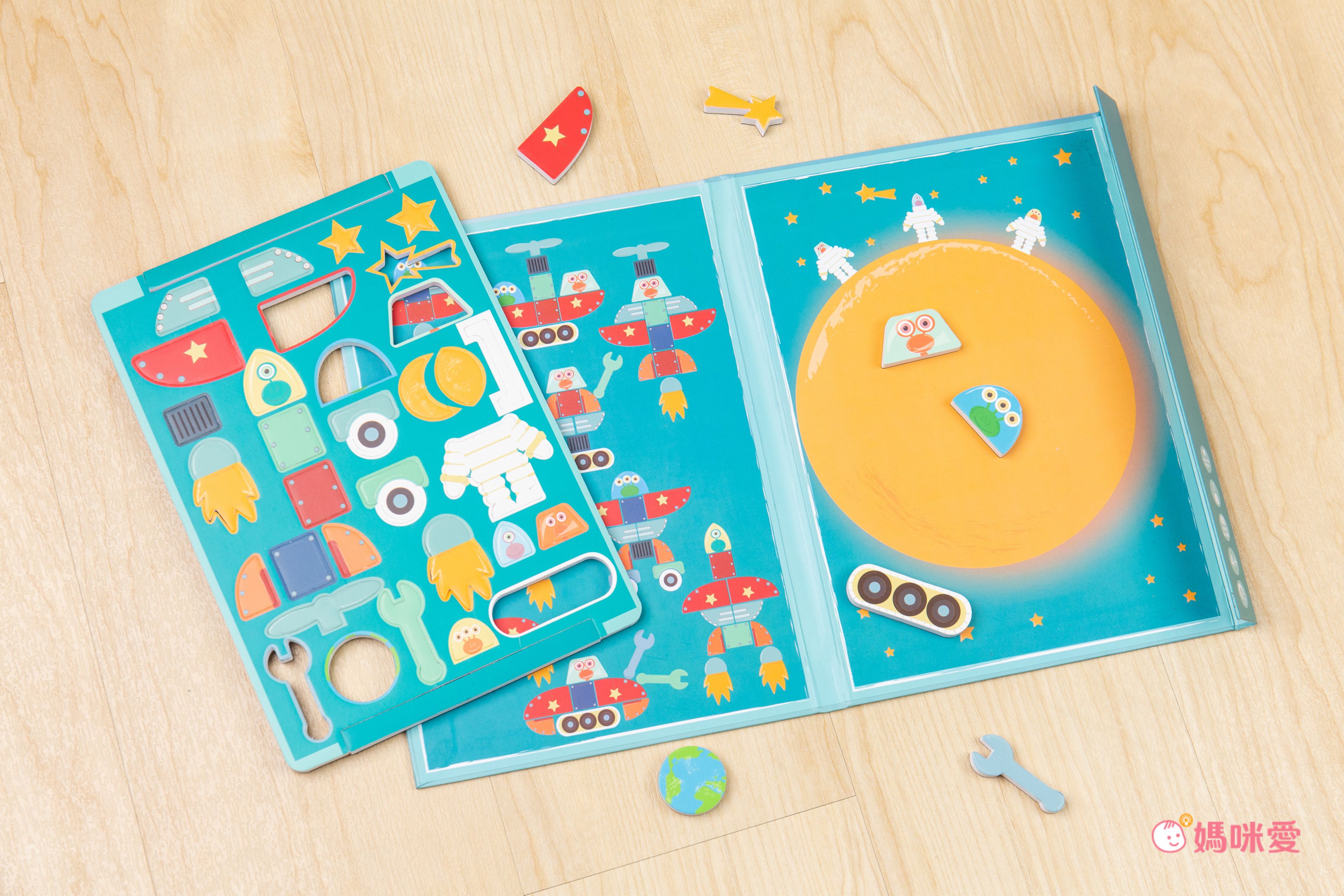 比利時 Scratch - 邏輯遊戲書-混合配對_星際探險