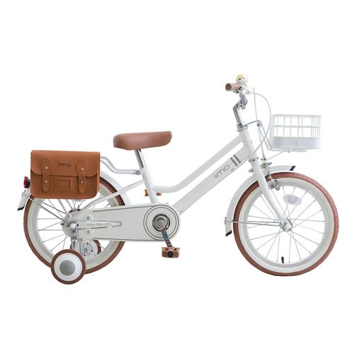 日本iimo - 兒童腳踏車16吋-時尚白