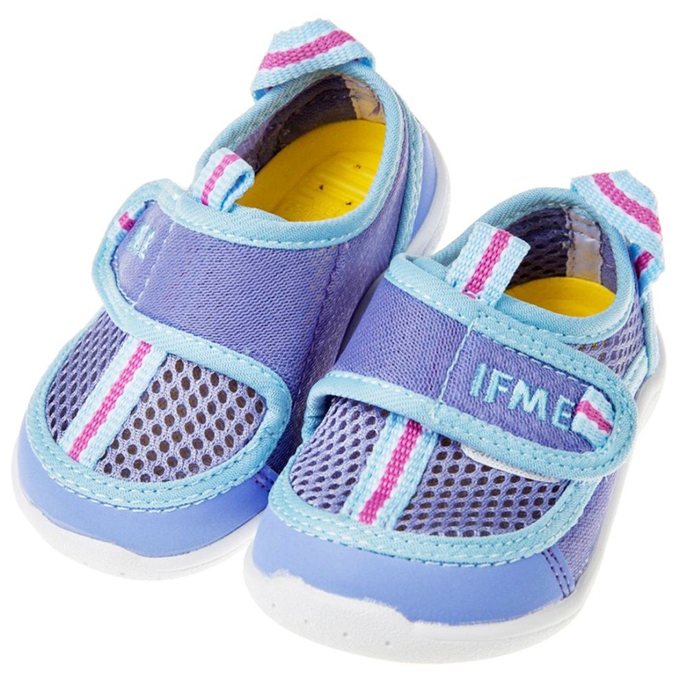 日本IFME - 日本IFME淺紫色寶寶機能運動水涼鞋