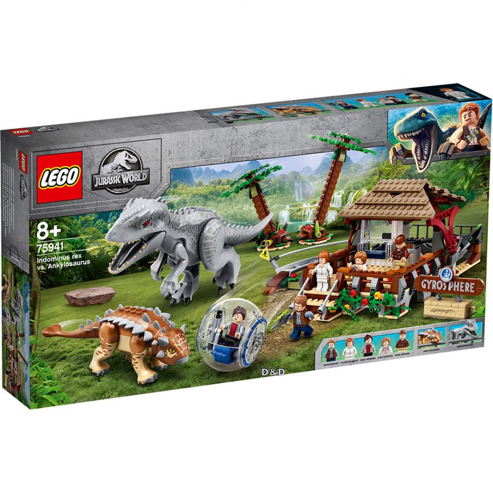 樂高積木 LEGO《 LT75941 》Jurassic World 侏儸紀世界系列 - Indominus Rex vs. Ankylosaurus-537pcs