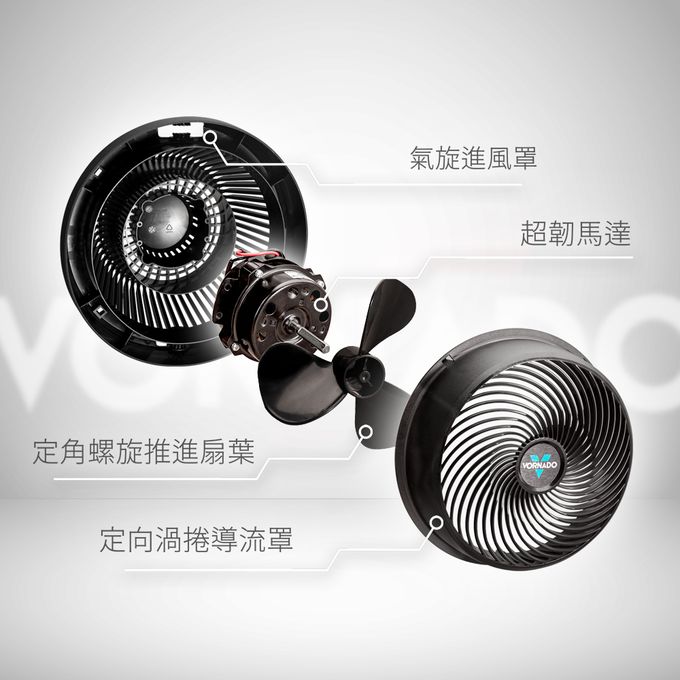 Vornado - 渦流空氣循環機-黑色