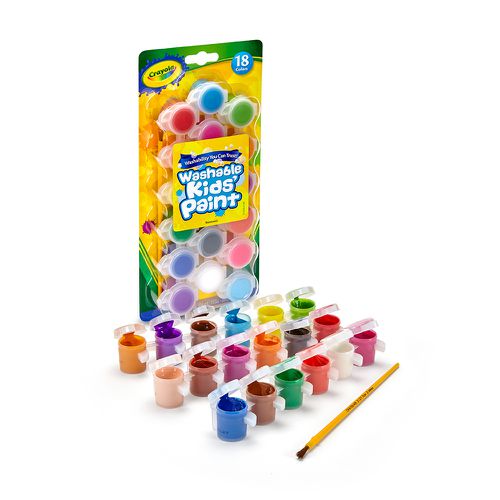 Crayola繪兒樂 - 可水洗兒童顏料18色
