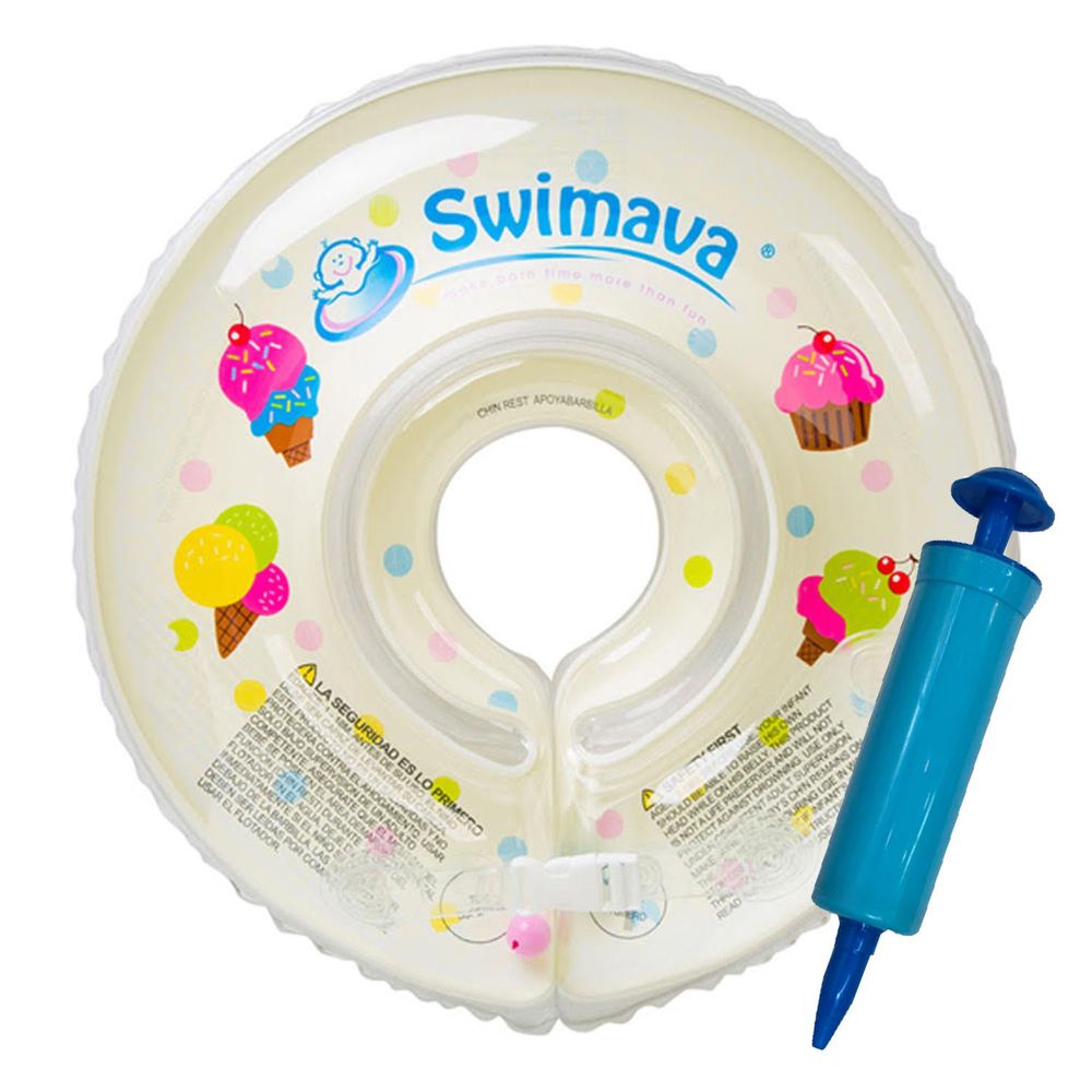 Swimava - G1嬰兒游泳脖圈-雪糕(新版) (1-18個月，13kg以內)