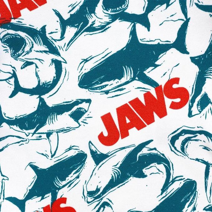 英國 SLEEP NO MORE - 100% 有機棉短袖連身裙-大白鯊JAWS (4-6 Y)