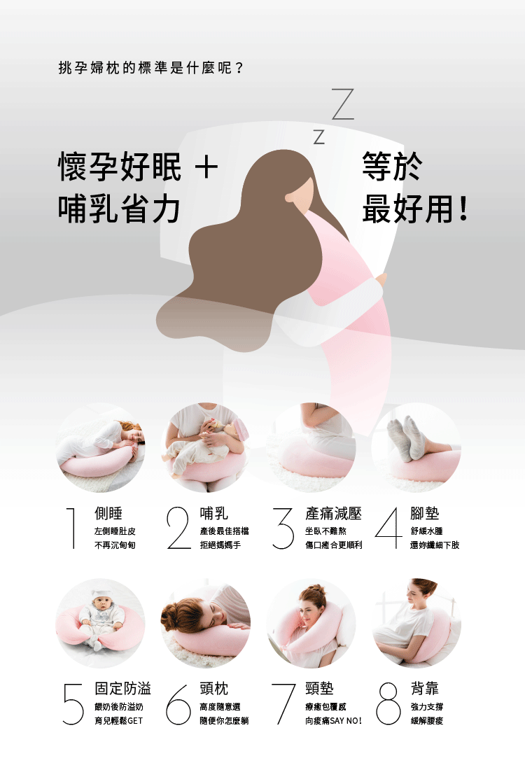 六甲村 Mammy Village - 經典孕婦哺乳枕-秘境藍