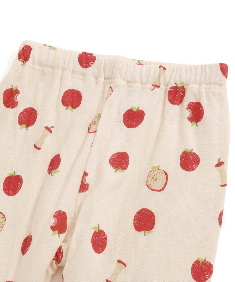 日本 BREEZE - 荷葉肩蘋果圖案成套家居服-青蘋果