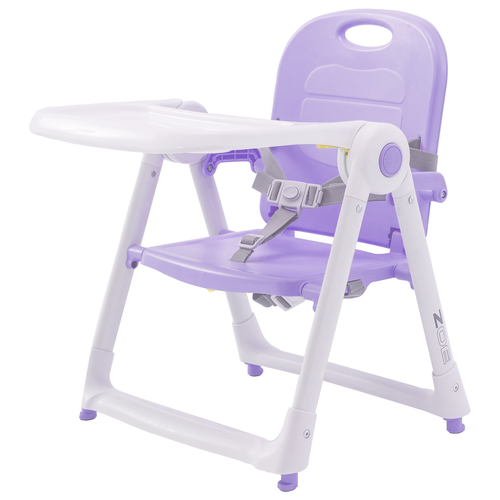 美國 ZOE - 可攜式折疊兒童餐椅-星空紫