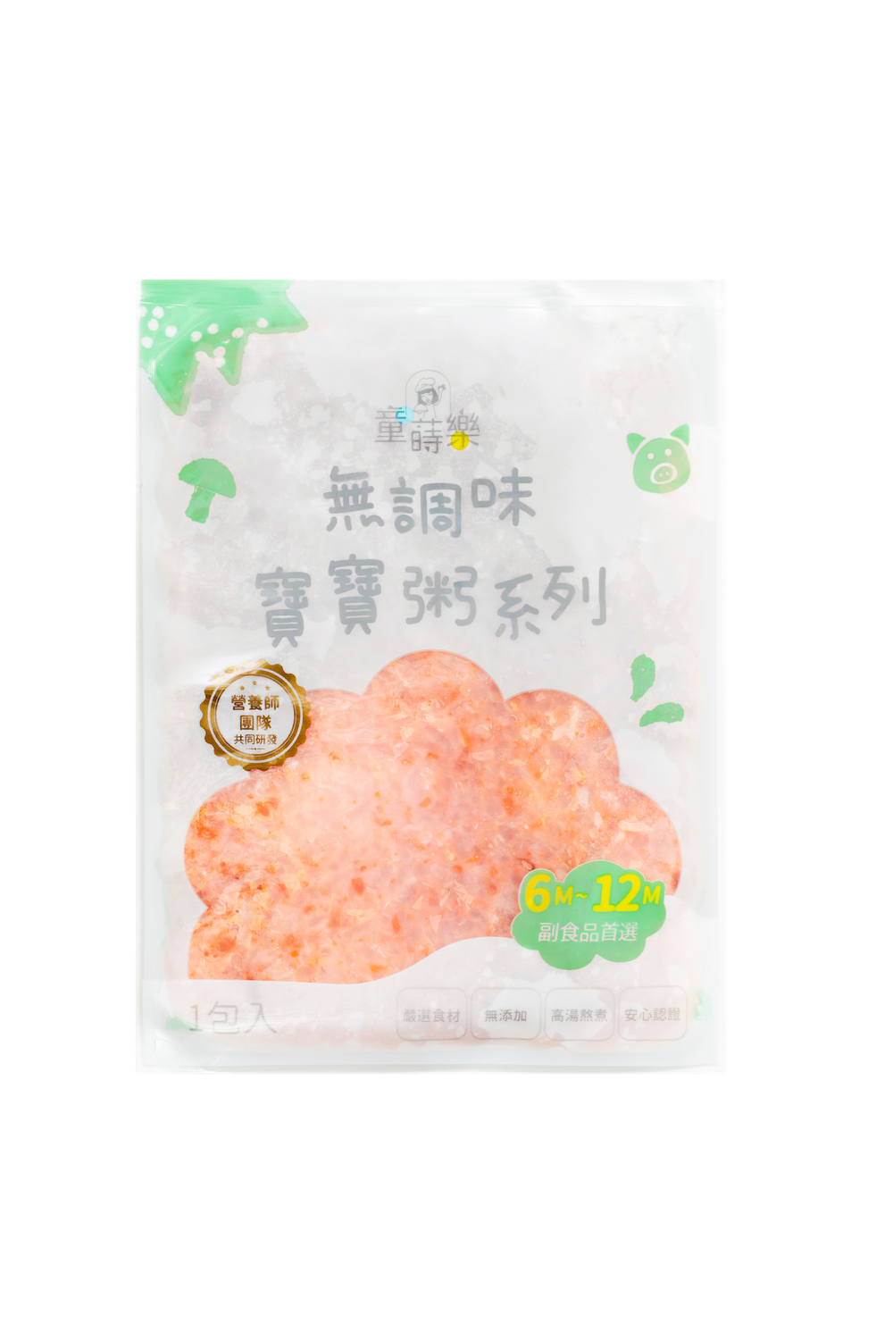 嬰幼兒副食品（無調味寶寶粥）｜甜菜根番茄豬豬粥（單包裝）-150g/包