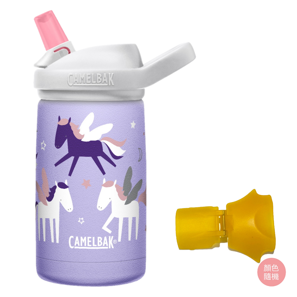 CamelBak - 【贈防塵蓋】eddy+ 兒童吸管雙層不鏽鋼保溫瓶-飛天獨角獸 (350ML)