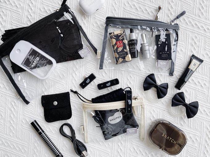 香港百寶袋王 Bagtory HK - Hello Mini 多用途迷你袋-黑+灰+米