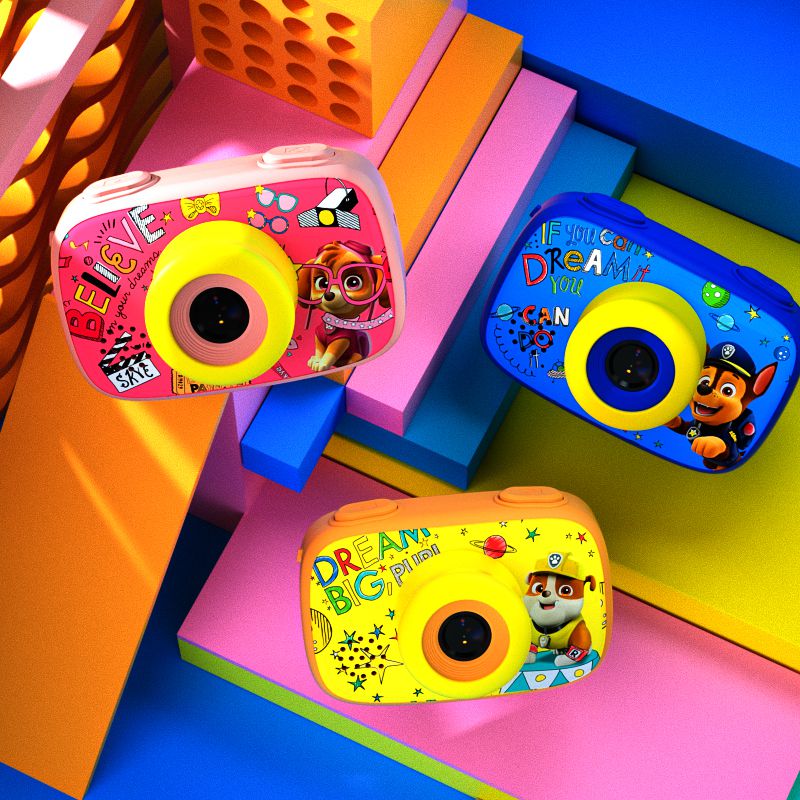 汪汪隊立大功 - 汪汪隊立大功授權童趣數位相機-黃-【升級附贈】32G記憶卡