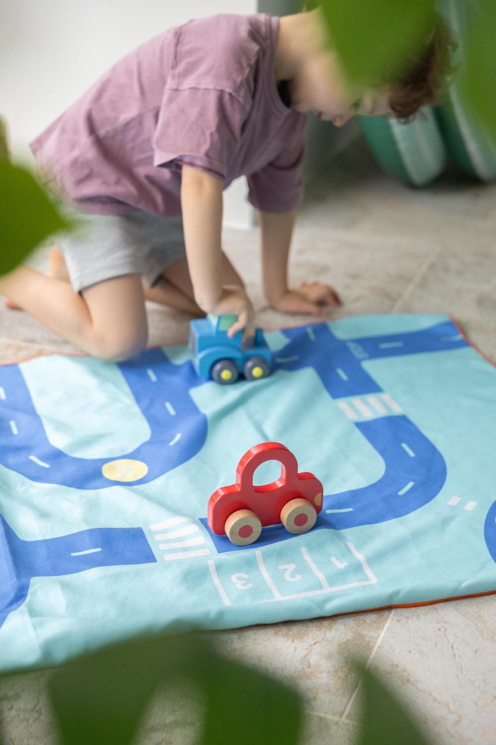 多功能超吸力浴巾-道路遊戲(M,140x70cm)