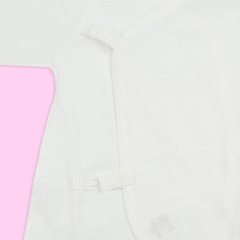 akachan honpo - 新生兒內衣6件組-短袖・7分袖-淺藍色 (50～60cm)