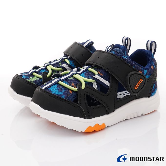 Moonstar日本月星 - 休閒機能童鞋-CRC23406黑(中小童)-機能運動鞋-黑