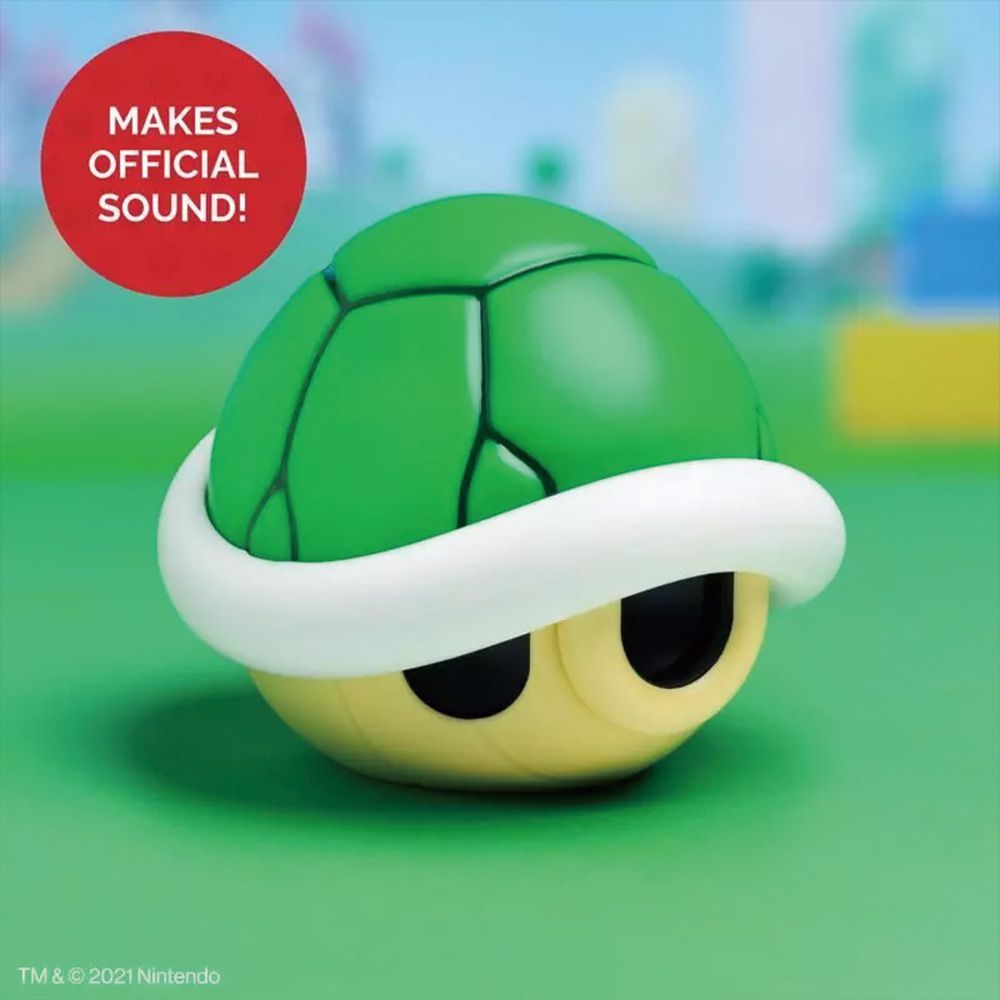 Paladone UK - 任天堂超級瑪利歐 綠色龜殼發聲 升級音效 造型小夜燈