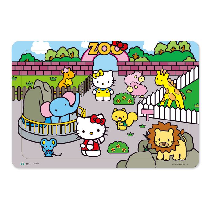 世一文化 - HELLO KITTY好玩動物園80片拼圖