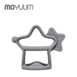 韓國 MOYUUM - 白金矽膠手環固齒器-小星星-沉穩灰