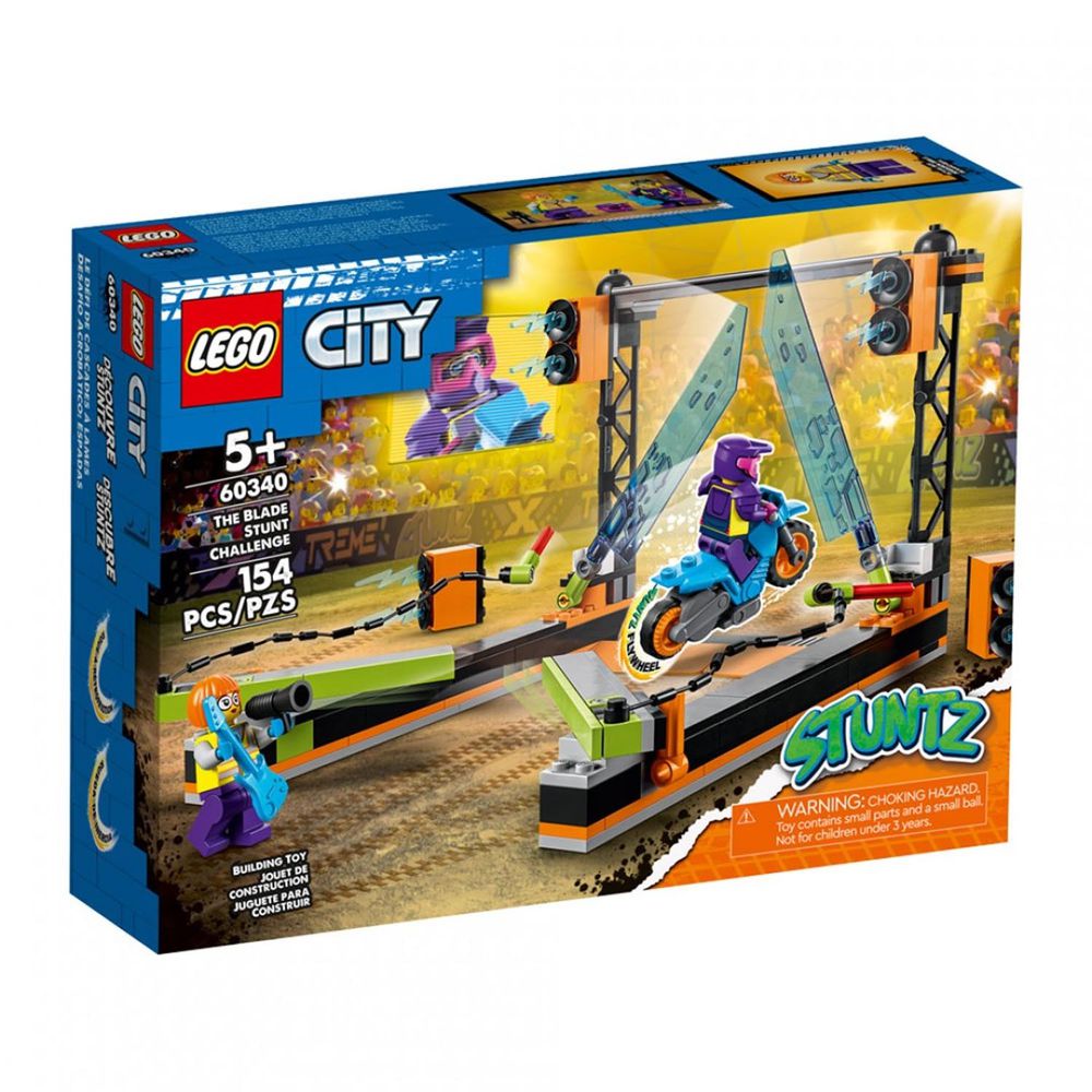 樂高積木 LEGO《 LT60340》City 城市系列 - 刀鋒特技挑戰組-154pcs