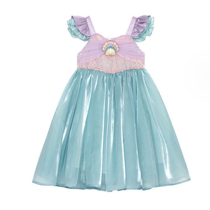 love, charlotte - 浪漫小美人魚公主洋裝-洋裝+頭棒飾品組