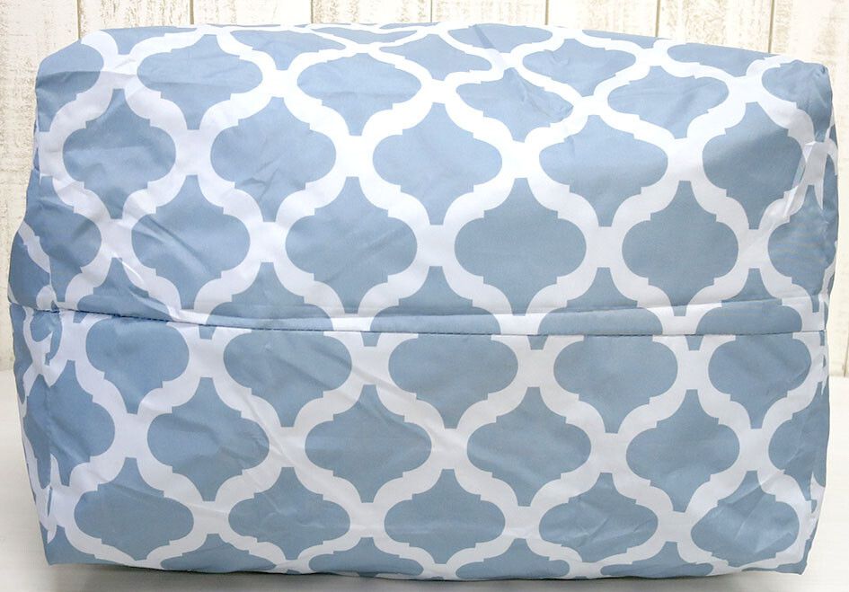 日本代購 - 超大容量保冷購物袋(可折疊收納)-英文線條-石英粉-24L/耐重15kg