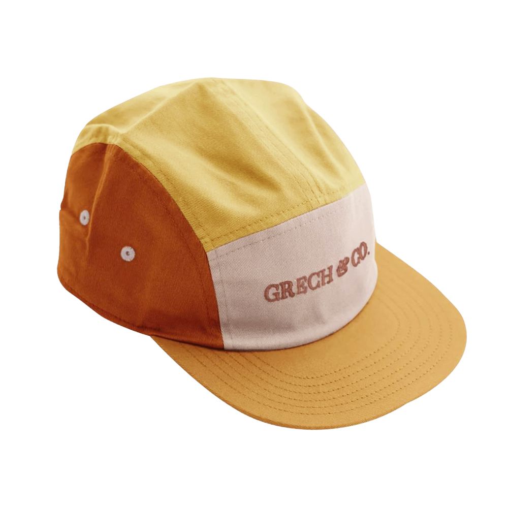 丹麥 GRECH & CO. - 兒童抗UV遮陽帽-活力黃