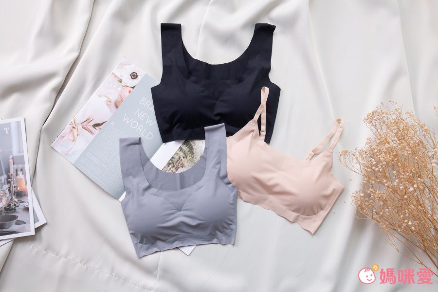 韓國 INNERism - 輕量寬肩帶無鋼圈無縫線Bra-米膚