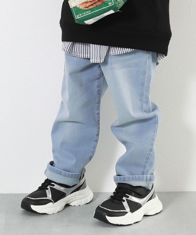 日本 devirock - RAKU DENIM 舒適丹寧褲-寬鬆直筒-深靛藍