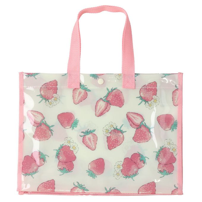 日本 ZOOLAND - 防水PVC手提袋/游泳包-水果造型-西瓜 (25x34cm)