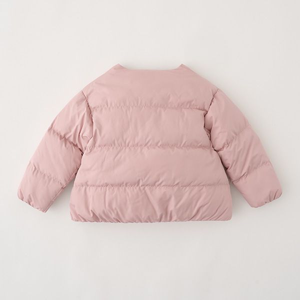 日本 Lycee mine - 馬卡龍色蓬鬆保暖外套(附圍脖)-水藍